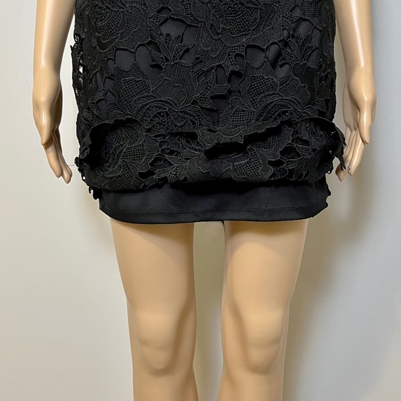 Lulus Black Lace Sheath Dress Holiday Party Dress Size XS - Picture 9 of 12
